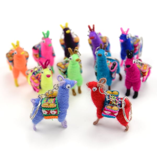 Alpaca Keychain