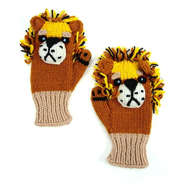 Kids Dandy Mittens – Lion