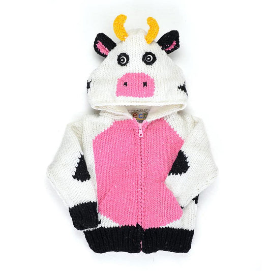 Kids Animal Sweater – Cow