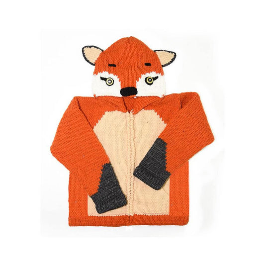Kids Animal Sweater – Fox