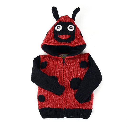 Kids Animal Sweater – Ladybug