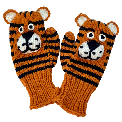 Kids Dandy Mittens – Tiger